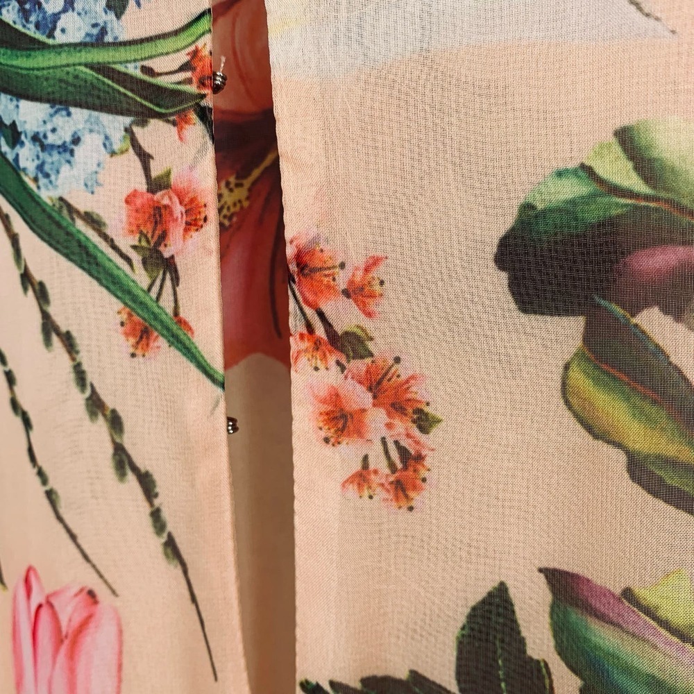 Eywasouls Malibu Claire Floral Maxi Dress Womens Size XS/S Long Sleeve $495 - Picture 5 of 15
